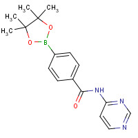 1419221-36-5 N-pyrimidin-4-yl-4-(4,4,5,5-tetramethyl-1,3,2-dioxaborolan-2-yl)benzamide chemical structure