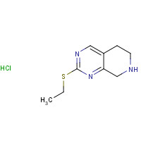 647863-18-1 2-ethylsulfanyl-5,6,7,8-tetrahydropyrido[3,4-d]pyrimidine;hydrochloride chemical structure