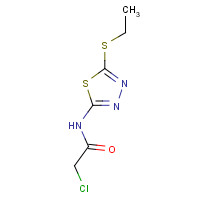 392239-42-8 2-chloro-N-(5-ethylsulfanyl-1,3,4-thiadiazol-2-yl)acetamide chemical structure