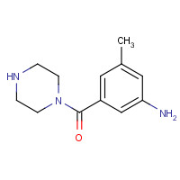 1391765-47-1 (3-amino-5-methylphenyl)-piperazin-1-ylmethanone chemical structure