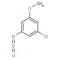 864500-05-0 1-chloro-3-isocyanato-5-methoxybenzene chemical structure