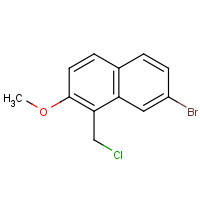 1539309-63-1 7-bromo-1-(chloromethyl)-2-methoxynaphthalene chemical structure