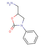 121082-84-6 5-(aminomethyl)-3-phenyl-1,3-oxazolidin-2-one chemical structure