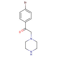 109607-56-9 1-(4-bromophenyl)-2-piperazin-1-ylethanone chemical structure