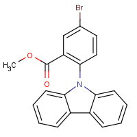 1198843-15-0 methyl 5-bromo-2-carbazol-9-ylbenzoate chemical structure