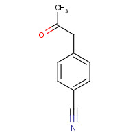58949-75-0 4-(2-oxopropyl)benzonitrile chemical structure