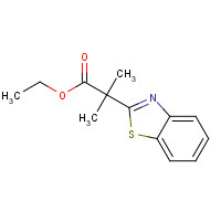 125305-79-5 ethyl 2-(1,3-benzothiazol-2-yl)-2-methylpropanoate chemical structure