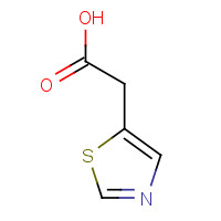 52454-63-4 2-(1,3-thiazol-5-yl)acetic acid chemical structure
