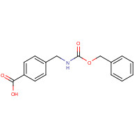 58933-52-1 4-(phenylmethoxycarbonylaminomethyl)benzoic acid chemical structure