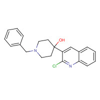 783368-13-8 1-benzyl-4-(2-chloroquinolin-3-yl)piperidin-4-ol chemical structure