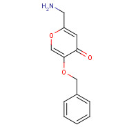 60923-15-1 2-(aminomethyl)-5-phenylmethoxypyran-4-one chemical structure