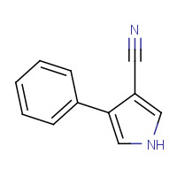 40167-37-1 4-phenyl-1H-pyrrole-3-carbonitrile chemical structure
