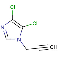 175203-80-2 4,5-dichloro-1-prop-2-ynylimidazole chemical structure