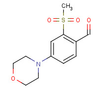 1197193-29-5 2-methylsulfonyl-4-morpholin-4-ylbenzaldehyde chemical structure