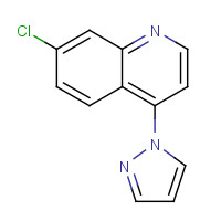 124833-77-8 7-chloro-4-pyrazol-1-ylquinoline chemical structure