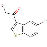 850375-12-1 2-bromo-1-(5-bromo-1-benzothiophen-3-yl)ethanone chemical structure