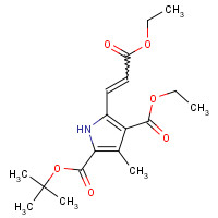 1082989-66-9 2-O-tert-butyl 4-O-ethyl 5-(3-ethoxy-3-oxoprop-1-enyl)-3-methyl-1H-pyrrole-2,4-dicarboxylate chemical structure