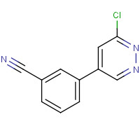 697739-31-4 3-(6-chloropyridazin-4-yl)benzonitrile chemical structure