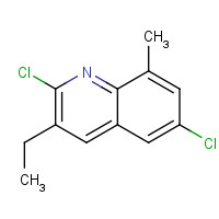 1031927-98-6 2,6-dichloro-3-ethyl-8-methylquinoline chemical structure