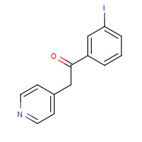 208182-77-8 1-(3-iodophenyl)-2-pyridin-4-ylethanone chemical structure