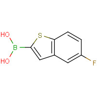 501944-42-9 (5-fluoro-1-benzothiophen-2-yl)boronic acid chemical structure
