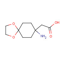 889949-15-9 2-(8-amino-1,4-dioxaspiro[4.5]decan-8-yl)acetic acid chemical structure