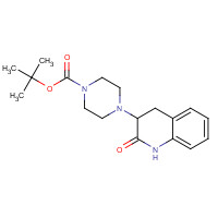 885609-28-9 tert-butyl 4-(2-oxo-3,4-dihydro-1H-quinolin-3-yl)piperazine-1-carboxylate chemical structure