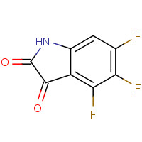749240-64-0 4,5,6-trifluoro-1H-indole-2,3-dione chemical structure