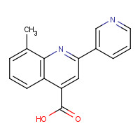 107027-39-4 8-methyl-2-pyridin-3-ylquinoline-4-carboxylic acid chemical structure