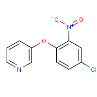 450399-71-0 3-(4-chloro-2-nitrophenoxy)pyridine chemical structure