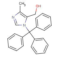 129486-84-6 (5-methyl-3-tritylimidazol-4-yl)methanol chemical structure