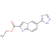 1167626-99-4 ethyl 6-(1H-1,2,4-triazol-5-yl)imidazo[1,2-a]pyridine-2-carboxylate chemical structure