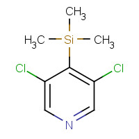 1392821-00-9 (3,5-dichloropyridin-4-yl)-trimethylsilane chemical structure