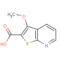 152523-82-5 3-methoxythieno[2,3-b]pyridine-2-carboxylic acid chemical structure