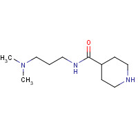 91250-16-7 N-[3-(dimethylamino)propyl]piperidine-4-carboxamide chemical structure