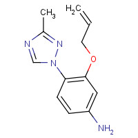 1356009-07-8 4-(3-methyl-1,2,4-triazol-1-yl)-3-prop-2-enoxyaniline chemical structure