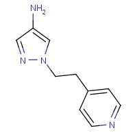 1183808-98-1 1-(2-pyridin-4-ylethyl)pyrazol-4-amine chemical structure
