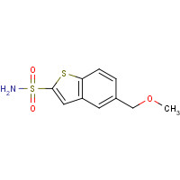 96803-57-5 5-(methoxymethyl)-1-benzothiophene-2-sulfonamide chemical structure