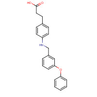 885101-89-3 3-[4-[(3-phenoxyphenyl)methylamino]phenyl]propanoic acid chemical structure