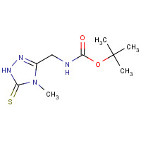 519056-65-6 tert-butyl N-[(4-methyl-5-sulfanylidene-1H-1,2,4-triazol-3-yl)methyl]carbamate chemical structure