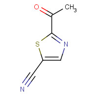 1202769-60-5 2-acetyl-1,3-thiazole-5-carbonitrile chemical structure