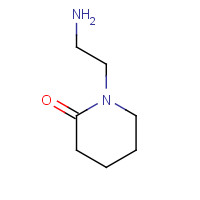 27578-61-6 1-(2-aminoethyl)piperidin-2-one chemical structure
