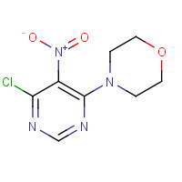54660-14-9 4-(6-chloro-5-nitropyrimidin-4-yl)morpholine chemical structure