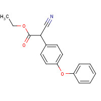 400009-80-5 ethyl 2-cyano-2-(4-phenoxyphenyl)acetate chemical structure