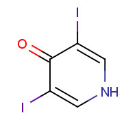 7153-08-4 3,5-diiodo-1H-pyridin-4-one chemical structure