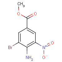 105655-17-2 methyl 4-amino-3-bromo-5-nitrobenzoate chemical structure