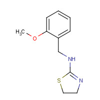 72239-37-3 N-[(2-methoxyphenyl)methyl]-4,5-dihydro-1,3-thiazol-2-amine chemical structure