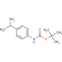 618445-80-0 tert-butyl N-[4-(1-aminoethyl)phenyl]carbamate chemical structure