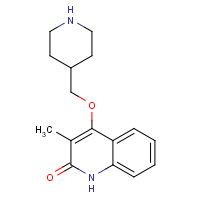1263051-47-3 3-methyl-4-(piperidin-4-ylmethoxy)-1H-quinolin-2-one chemical structure