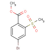 773134-43-3 methyl 4-bromo-2-methylsulfonylbenzoate chemical structure